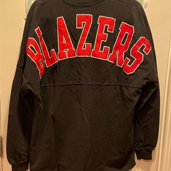 Fanatics Trail Blazers Long Sleeved Fan Jersey M - Picture 10 of 11